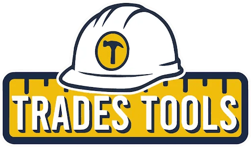Logo featuring a white construction helmet with a hammer symbol above 'ADES TOO'.
